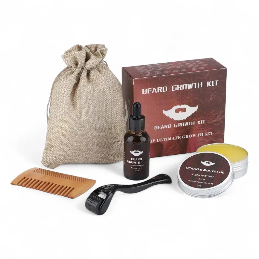 Beard Growth & Grooming Kit